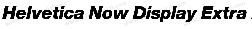 Helvetica Now Display Extra Black字体转换